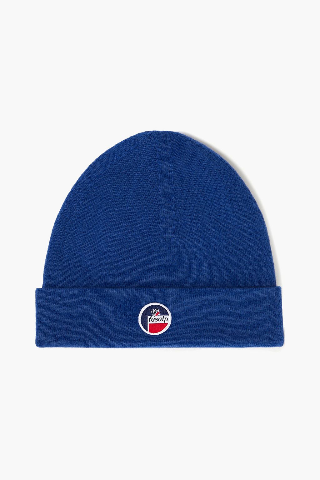Cobalt blue Wool and cashmere-blend 