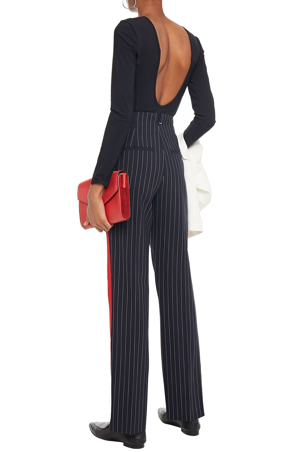 RAG & BONE Pinstriped wool-blend straight-leg pants