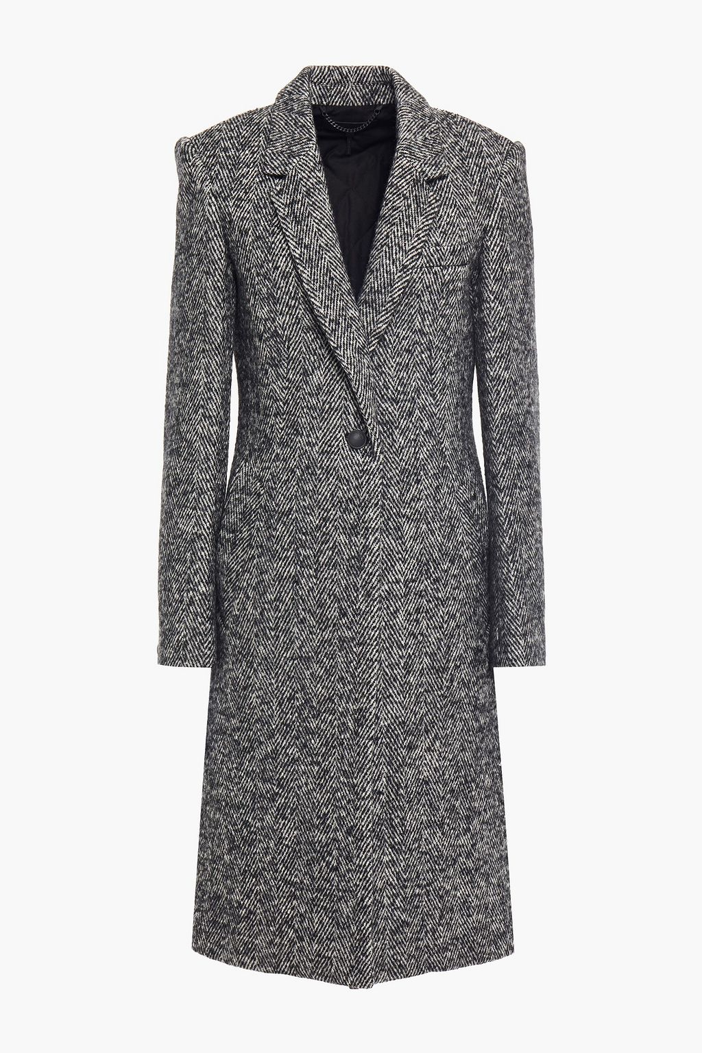 RAG & BONE Dani herringbone wool-blend coat | THE OUTNET