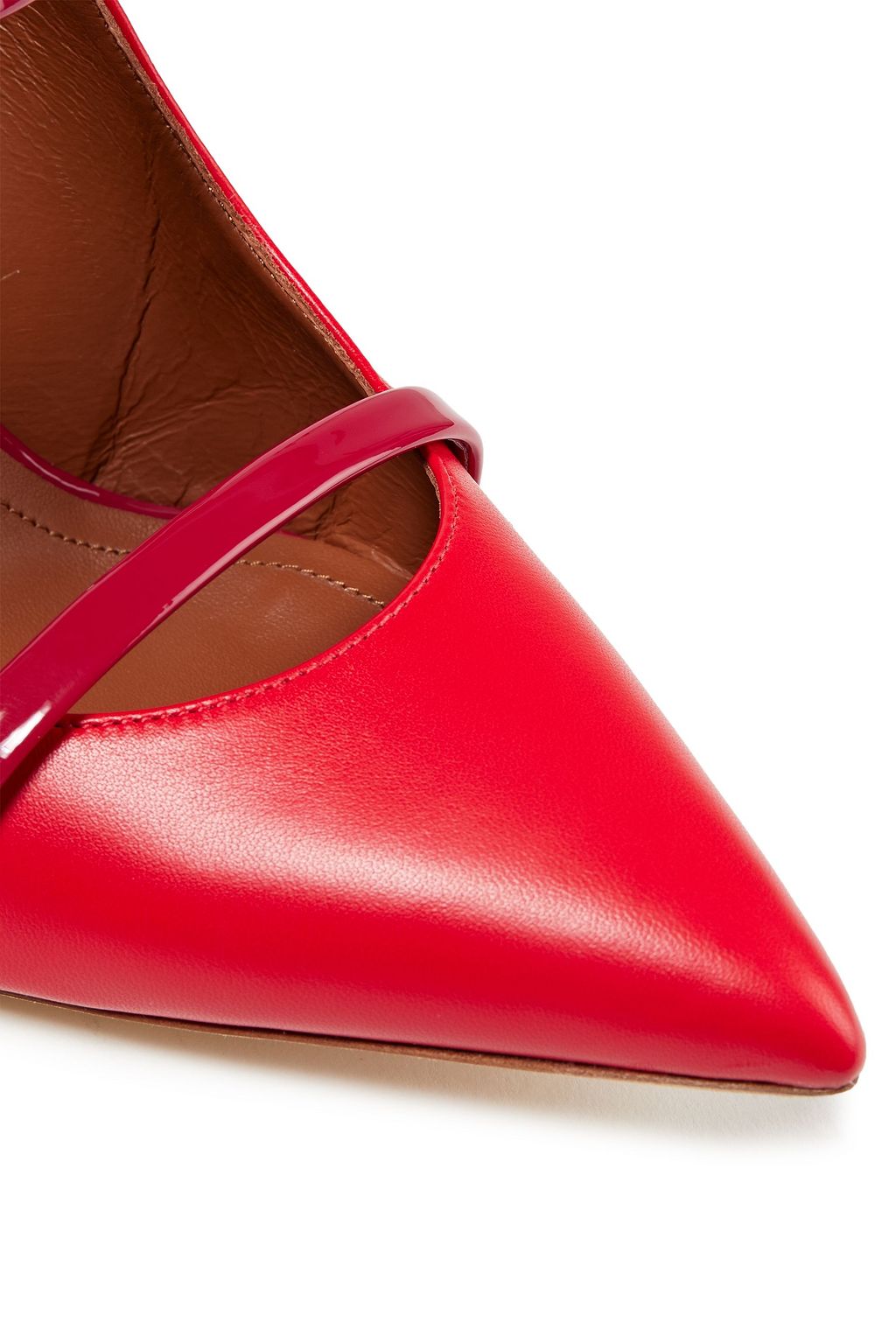 MALONE SOULIERS Maureen 100 two-tone leather mules