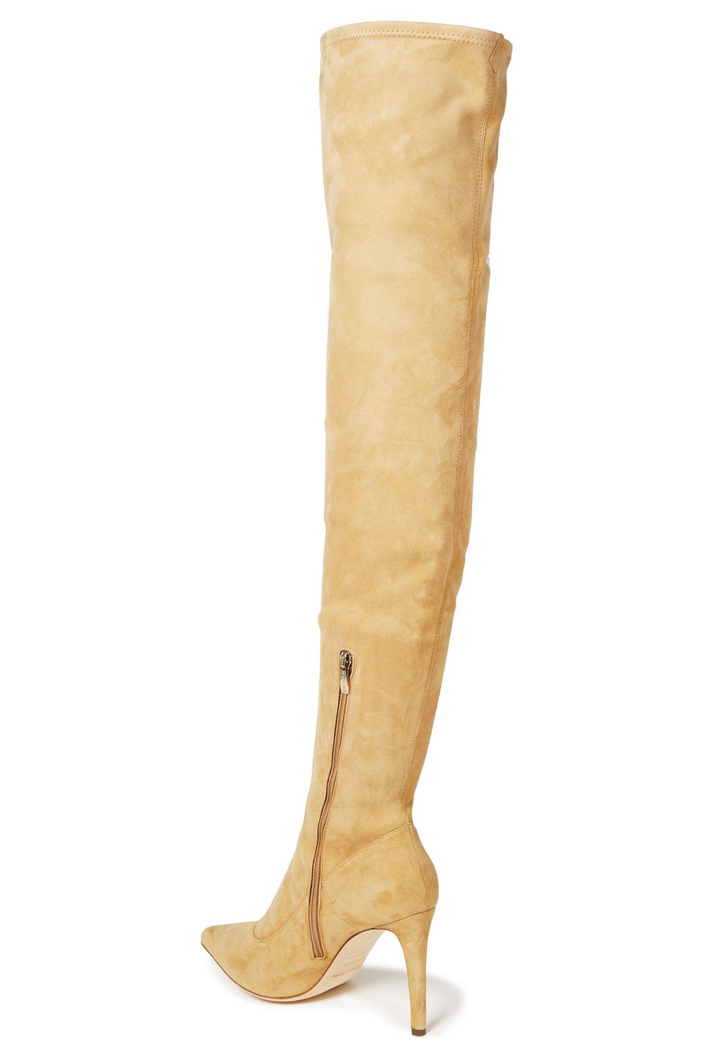 SERGIO ROSSI Stretch-suede over-the-knee boots