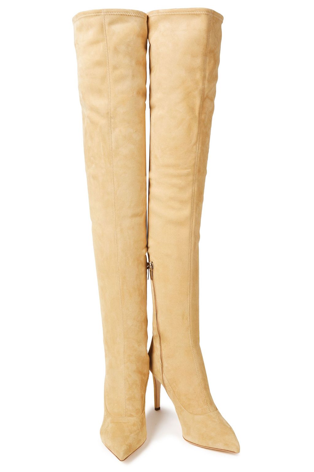 SERGIO ROSSI Stretch-suede over-the-knee boots