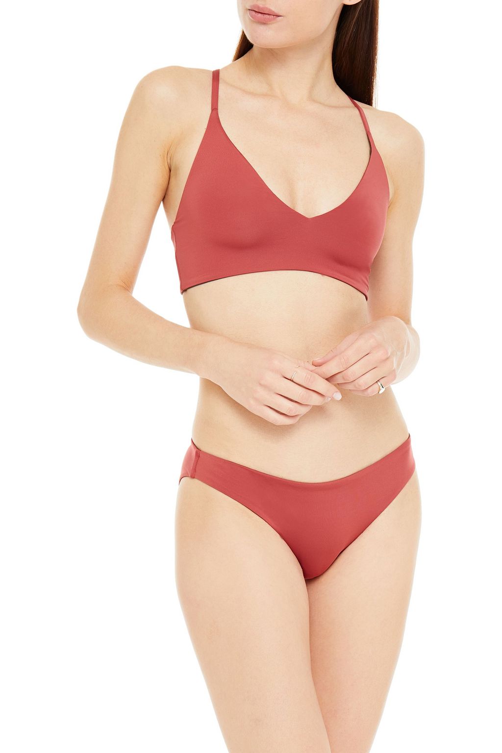 SKIN The Selby reversible low-rise bikini briefs