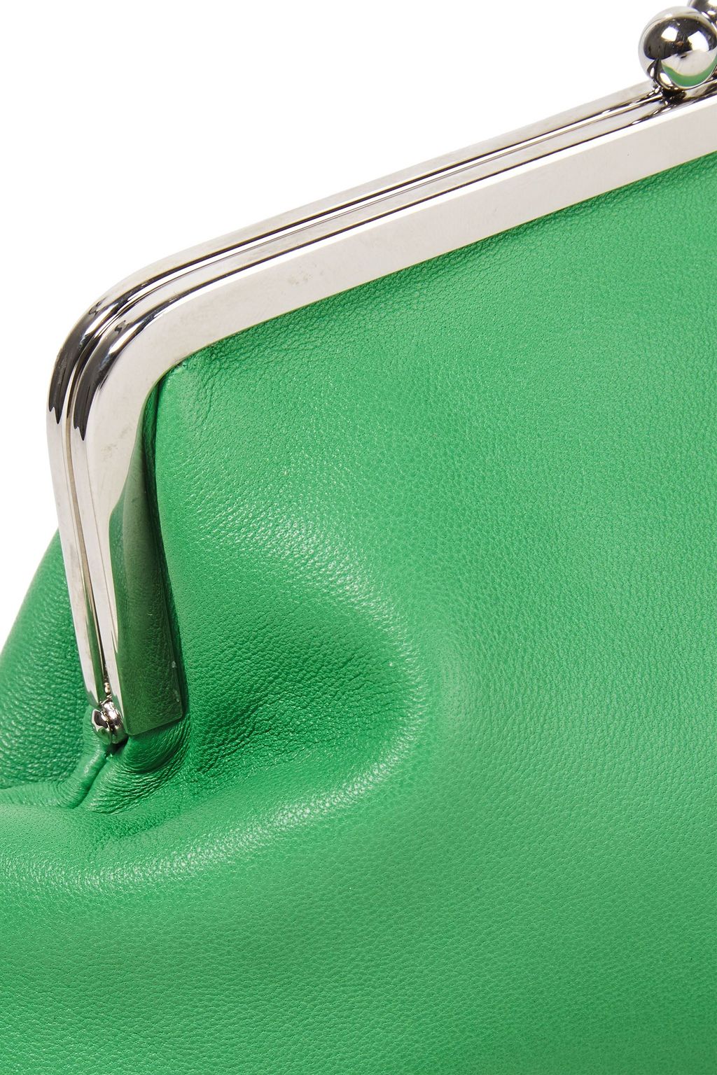VICTORIA BECKHAM Pocket leather clutch