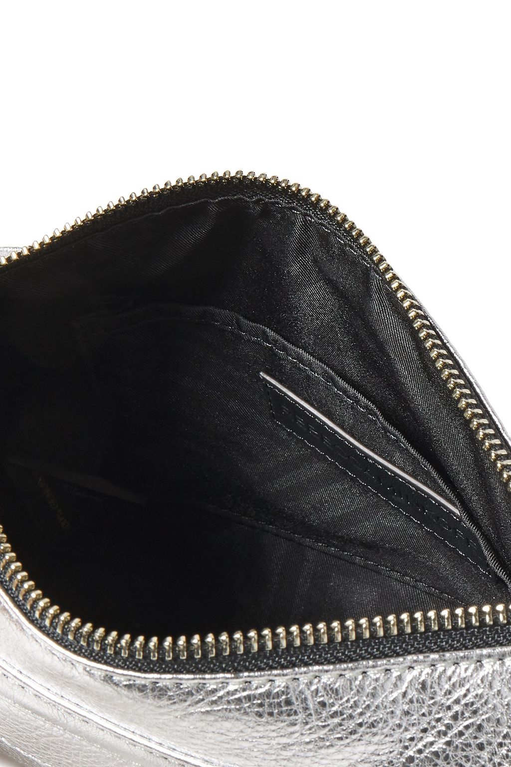 REBECCA MINKOFF M.A.C. mini metallic pebbled-leather shoulder bag