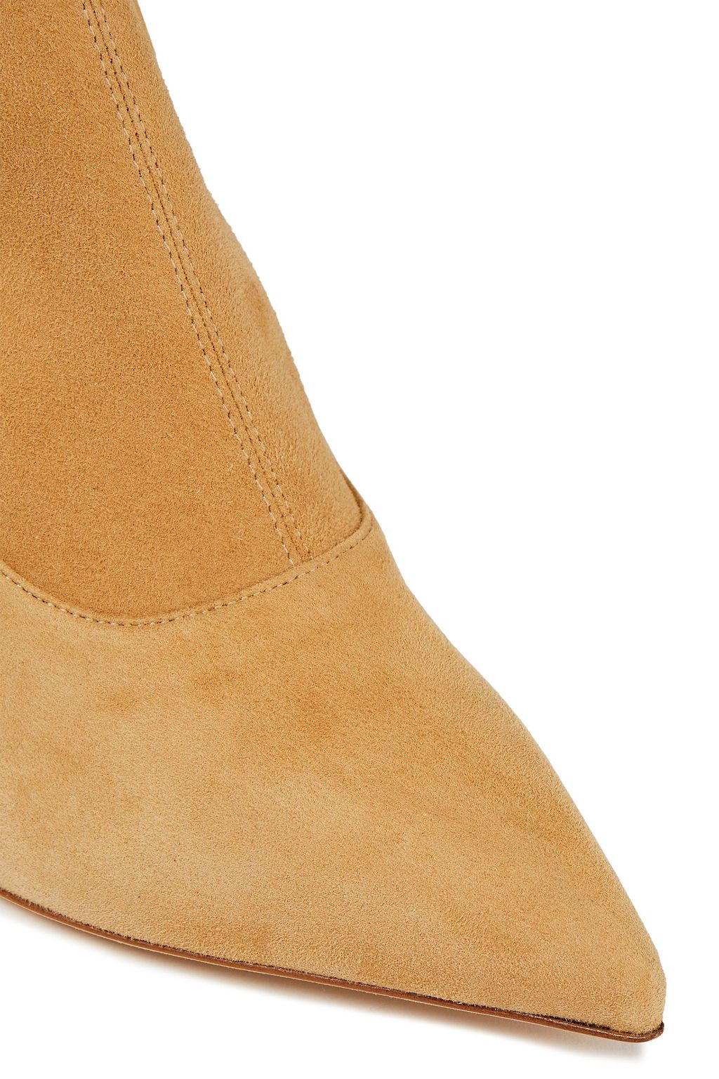 SERGIO ROSSI Stretch-suede thigh boots