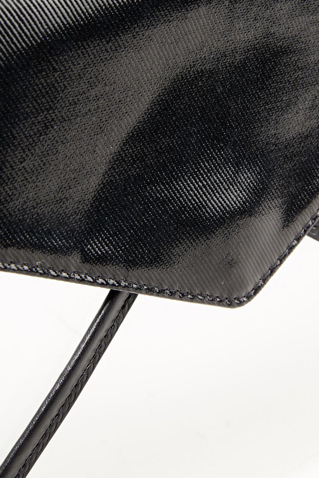 REBECCA MINKOFF Leo coated twill and PVC clutch