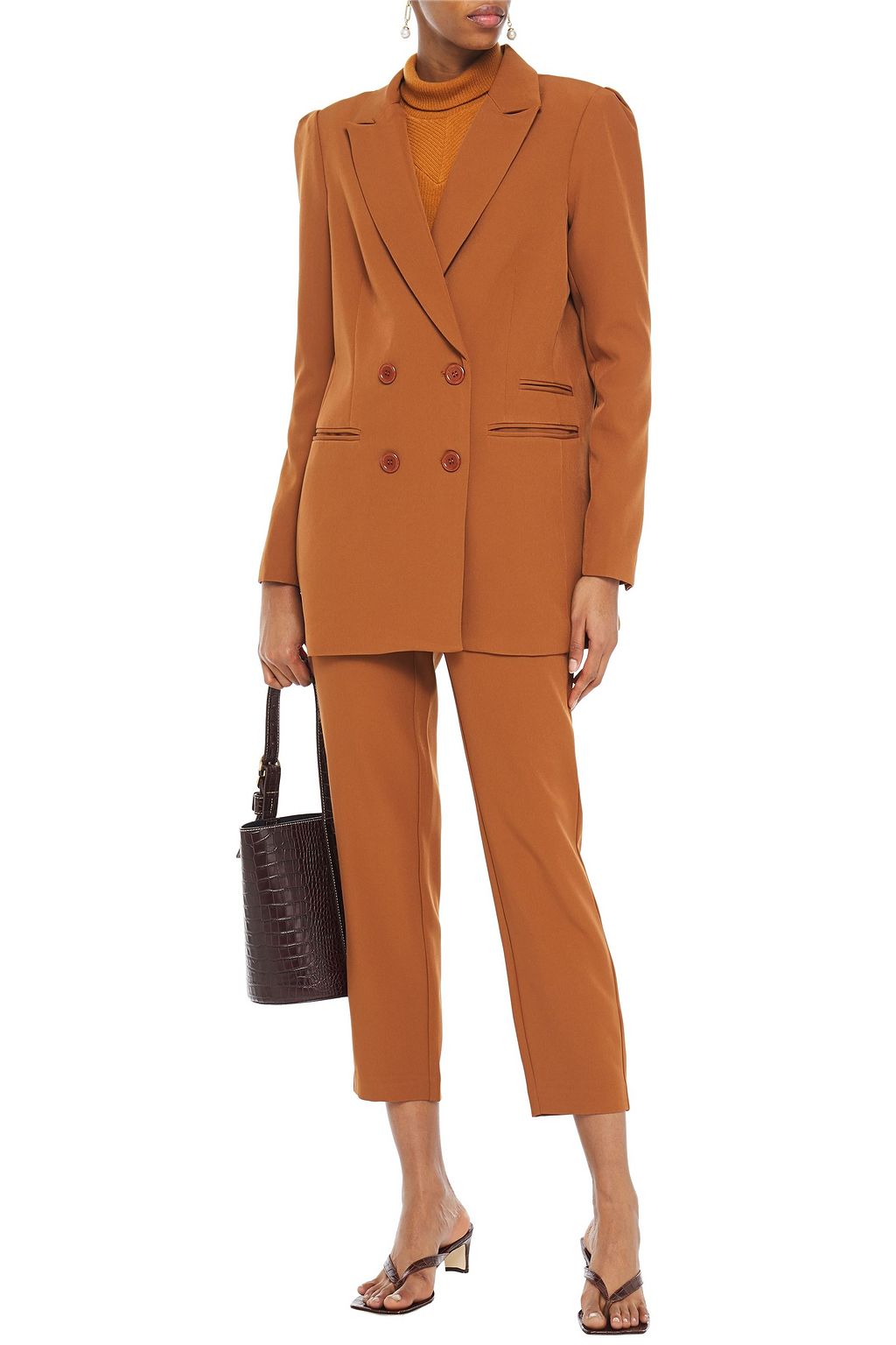 WALTER BAKER Double-breasted crepe blazer