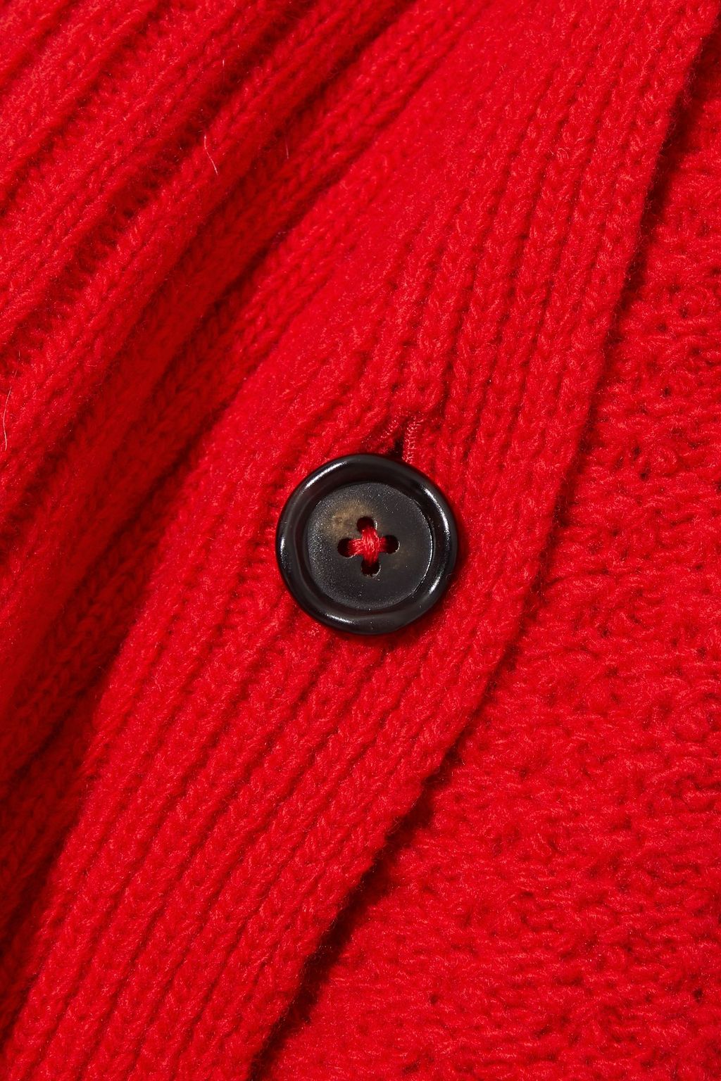 MARNI Convertible button-detailed ribbed wool tunic