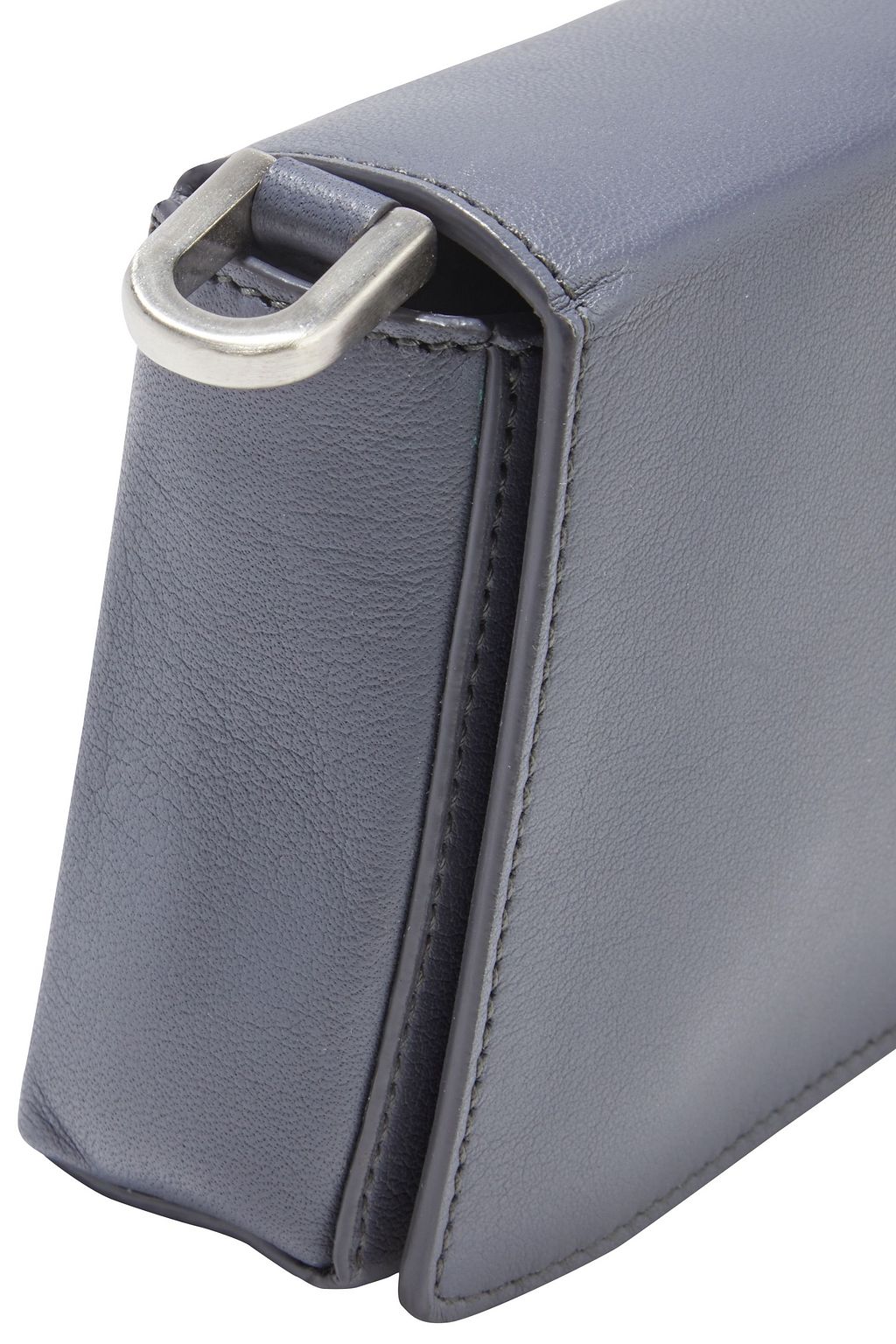 RICK OWENS Soft Demi Quiver textured-leather clutch
