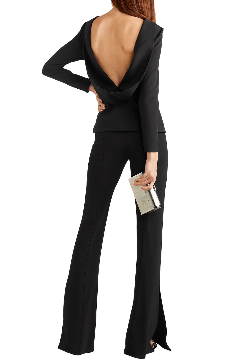 SAFIYAA Saura belted draped crepe top