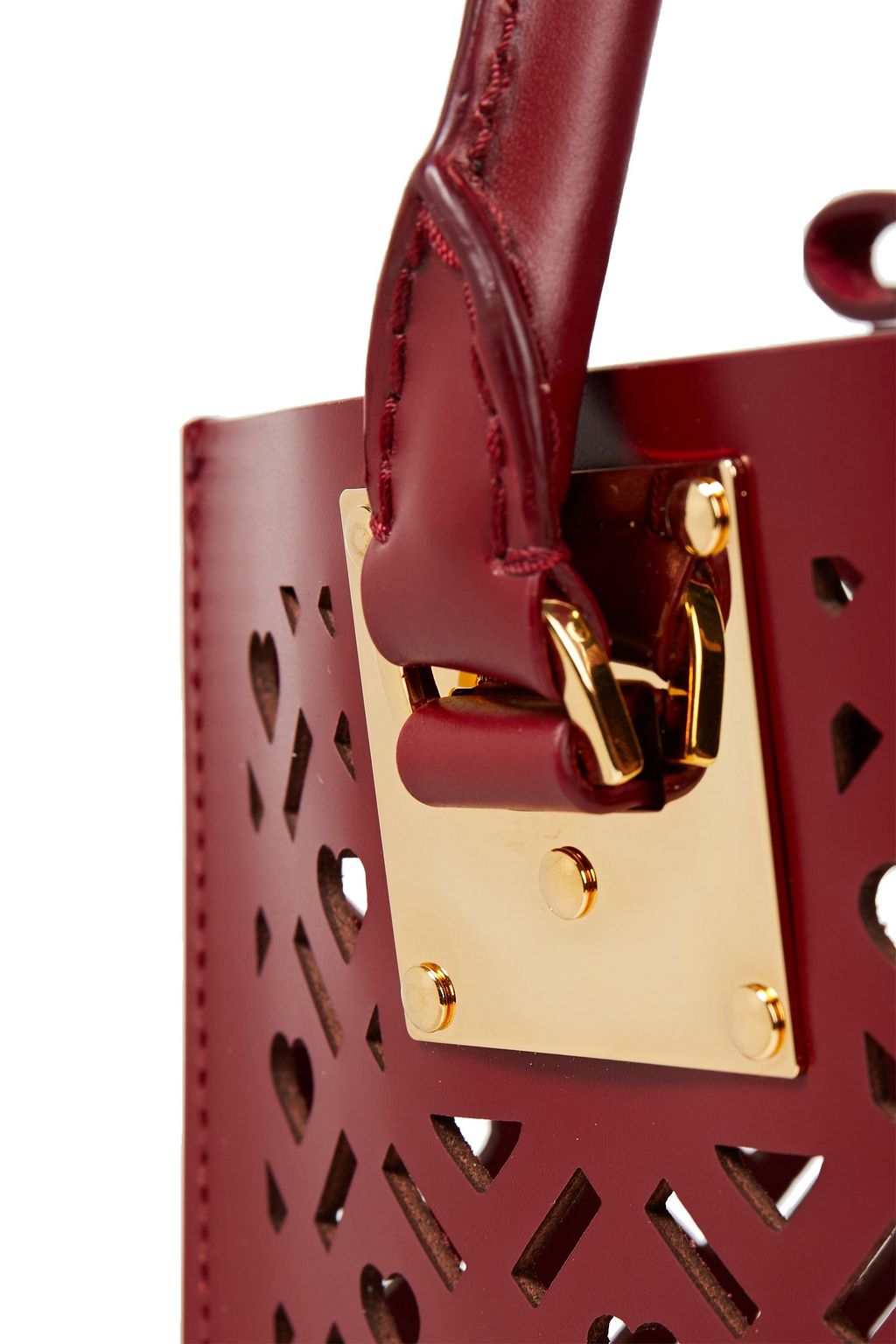 SOPHIE HULME Albion Nano laser-cut leather shoulder bag