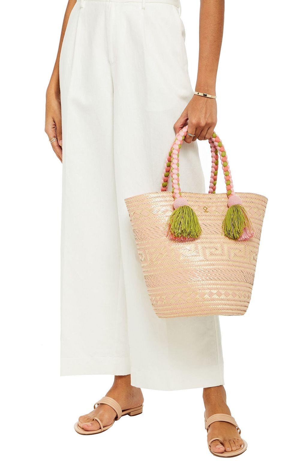 YOSUZI Kati woven straw tote