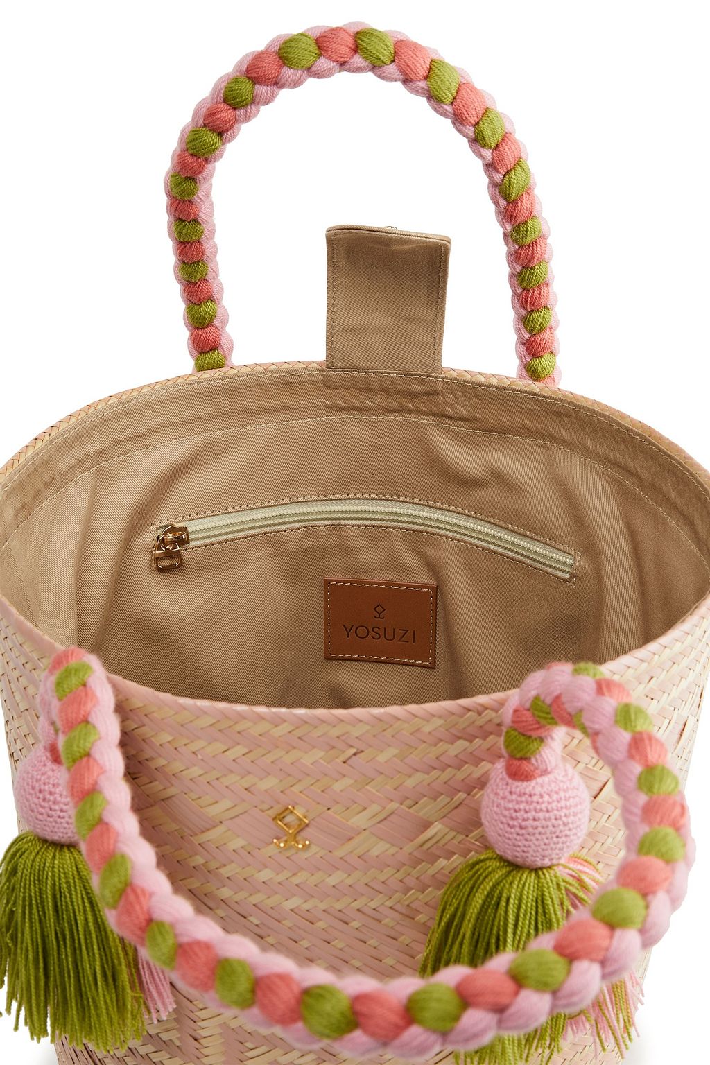 YOSUZI Kati woven straw tote