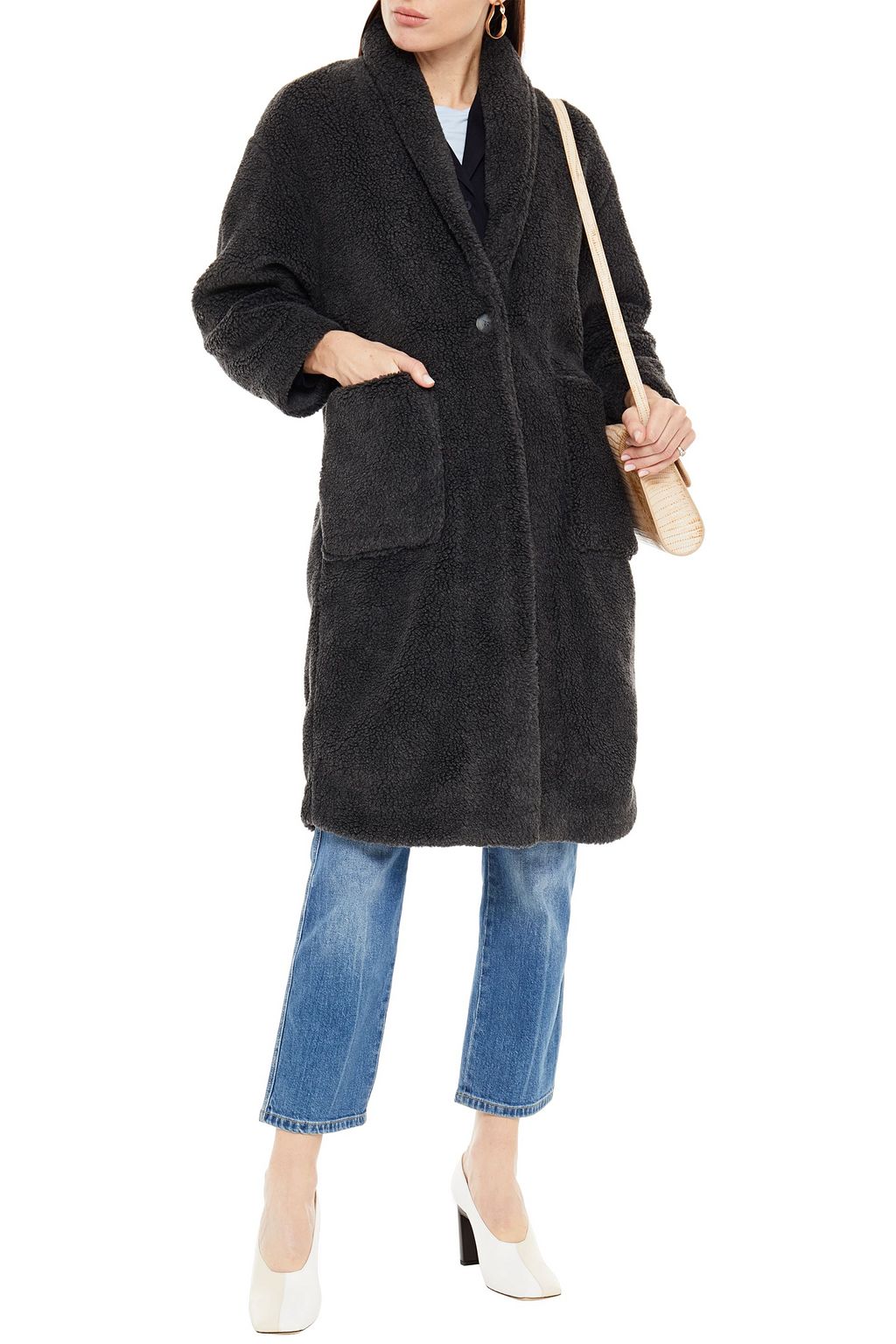AMERICAN VINTAGE Patidole faux shearling coat