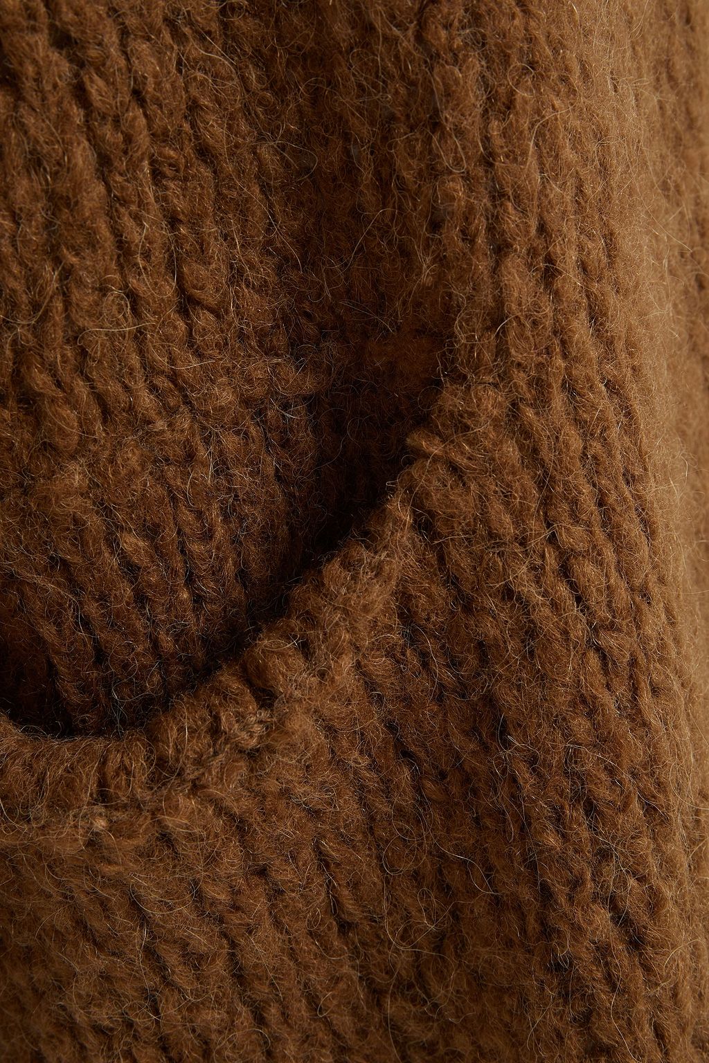 AMERICAN VINTAGE Oversized brushed knitted cardigan