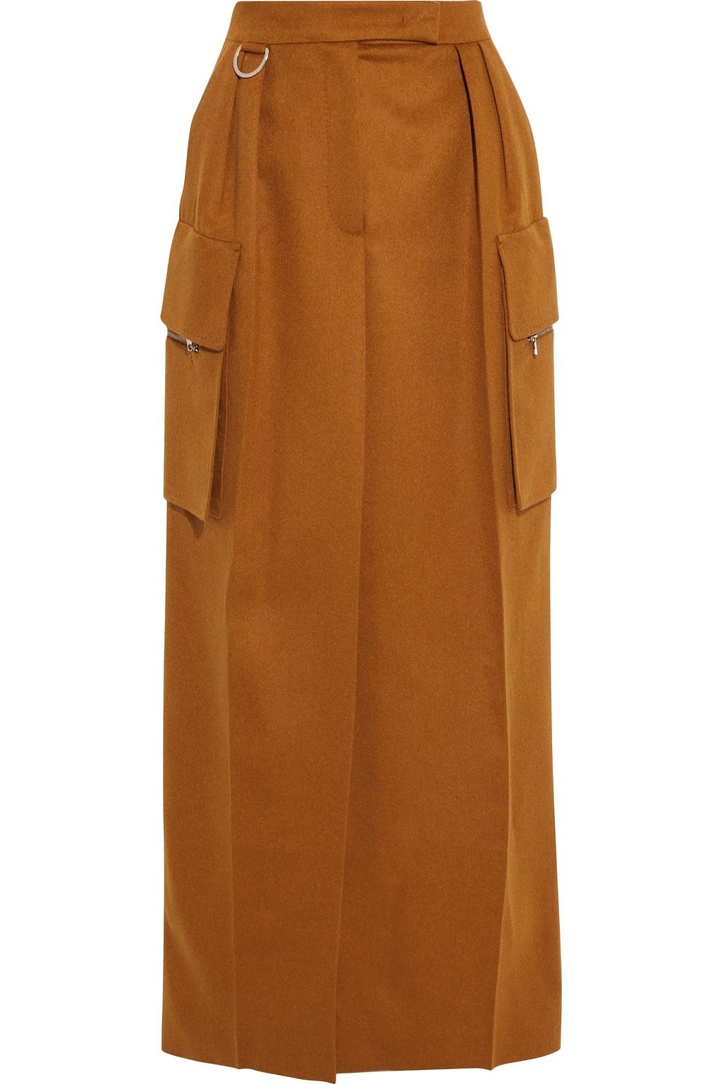 camel maxi skirt