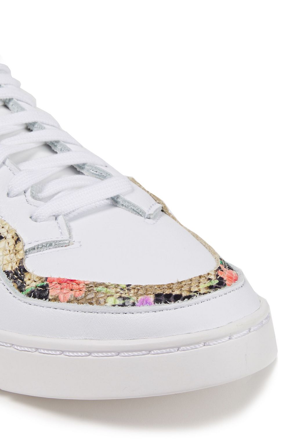 ADIDAS ORIGINALS Printed leather sneakers