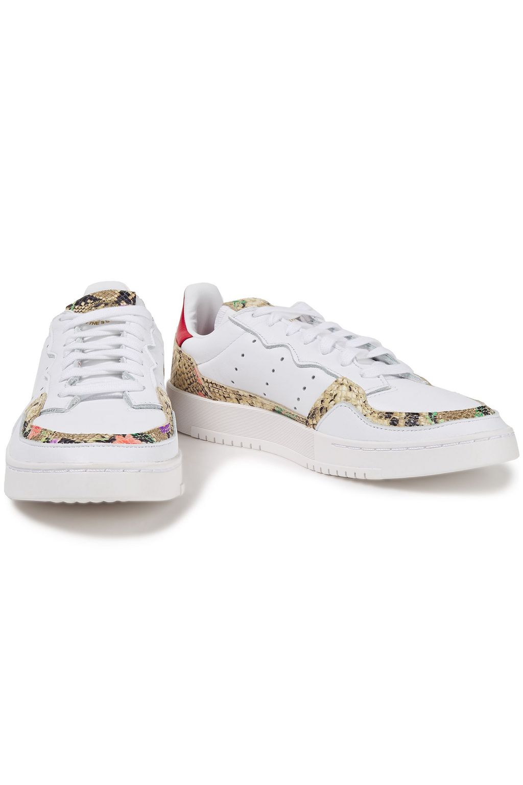 ADIDAS ORIGINALS Printed leather sneakers