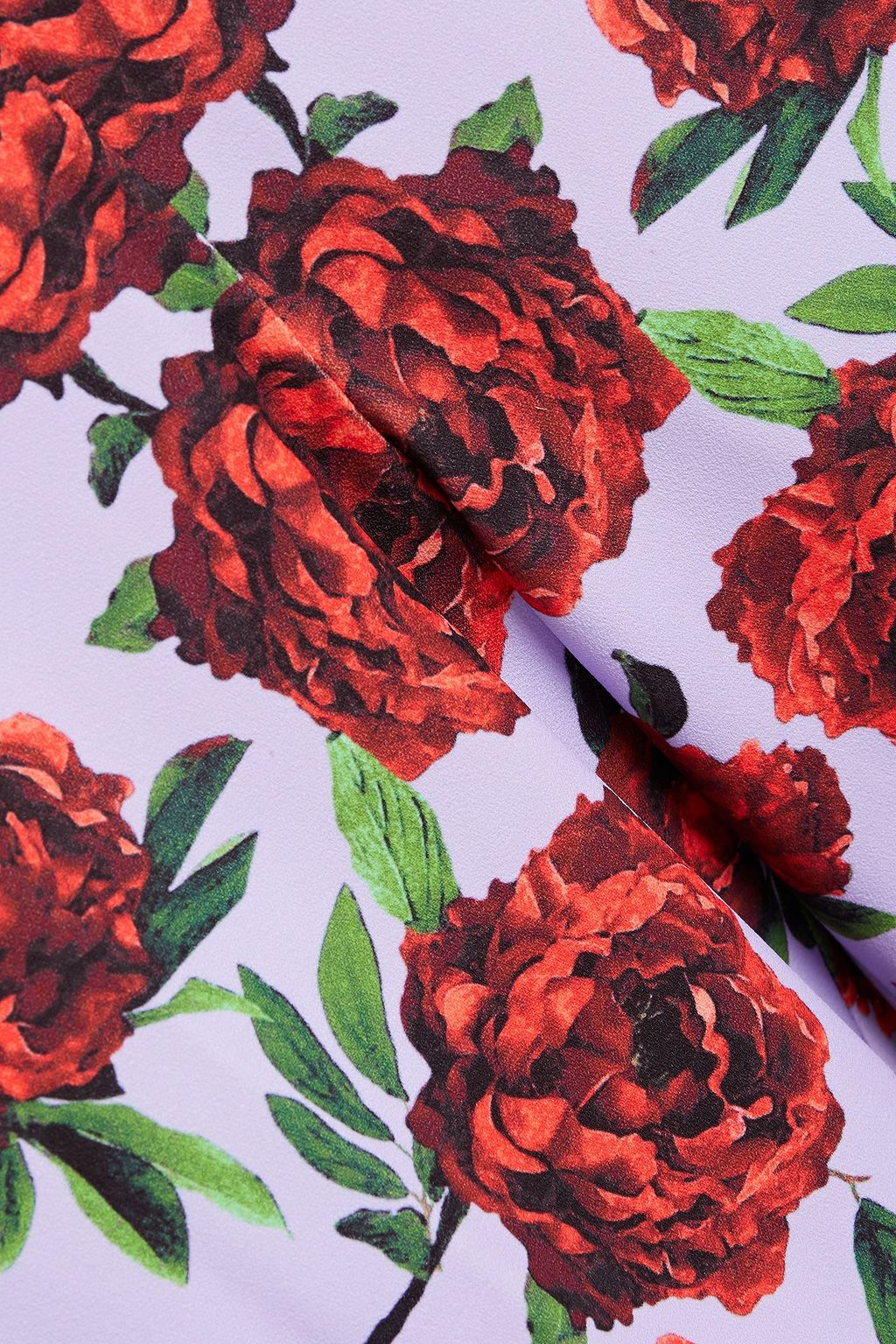ALICE + OLIVIA Elba floral-print crepe wide-leg pants