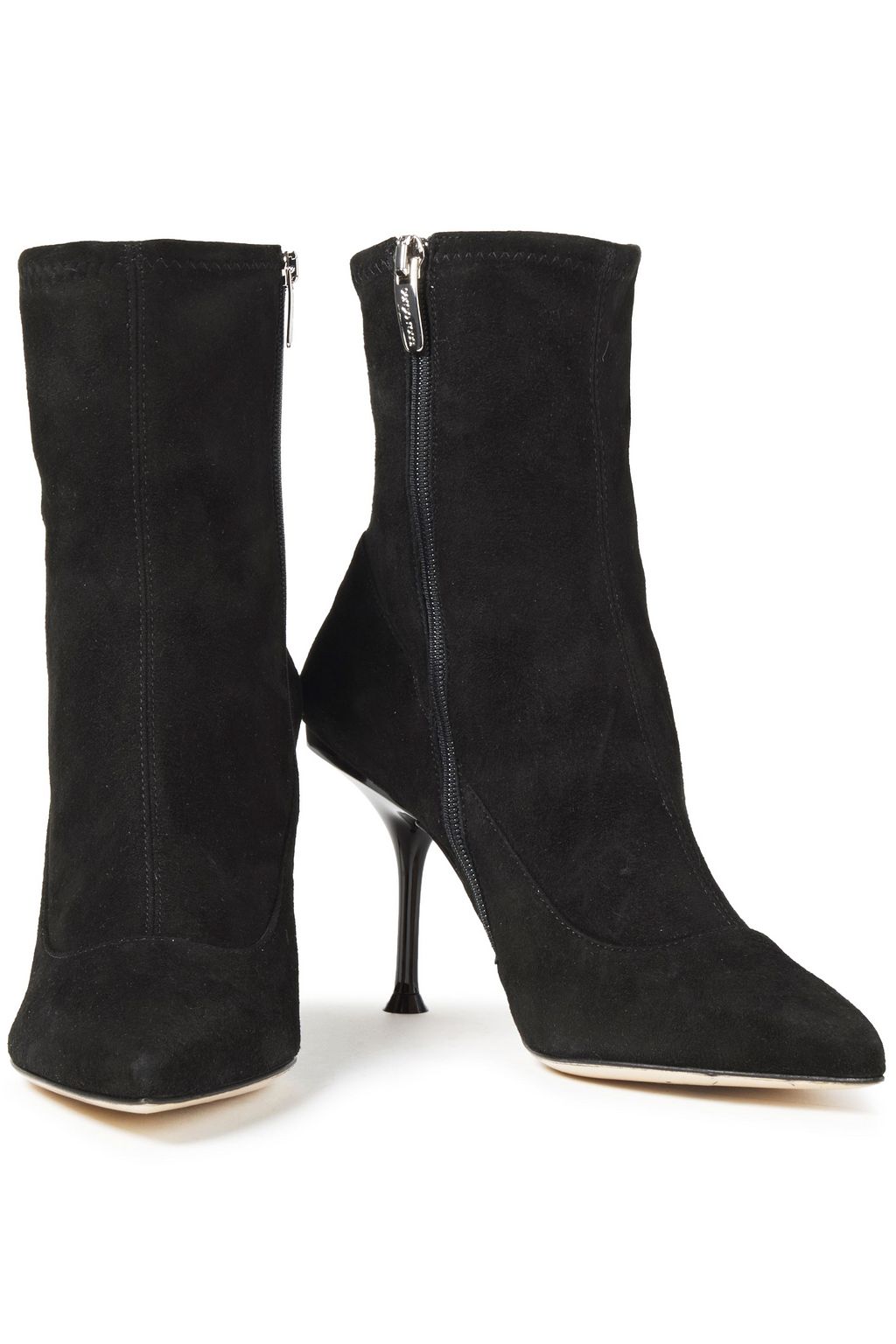 SERGIO ROSSI Stretch-suede sock boots