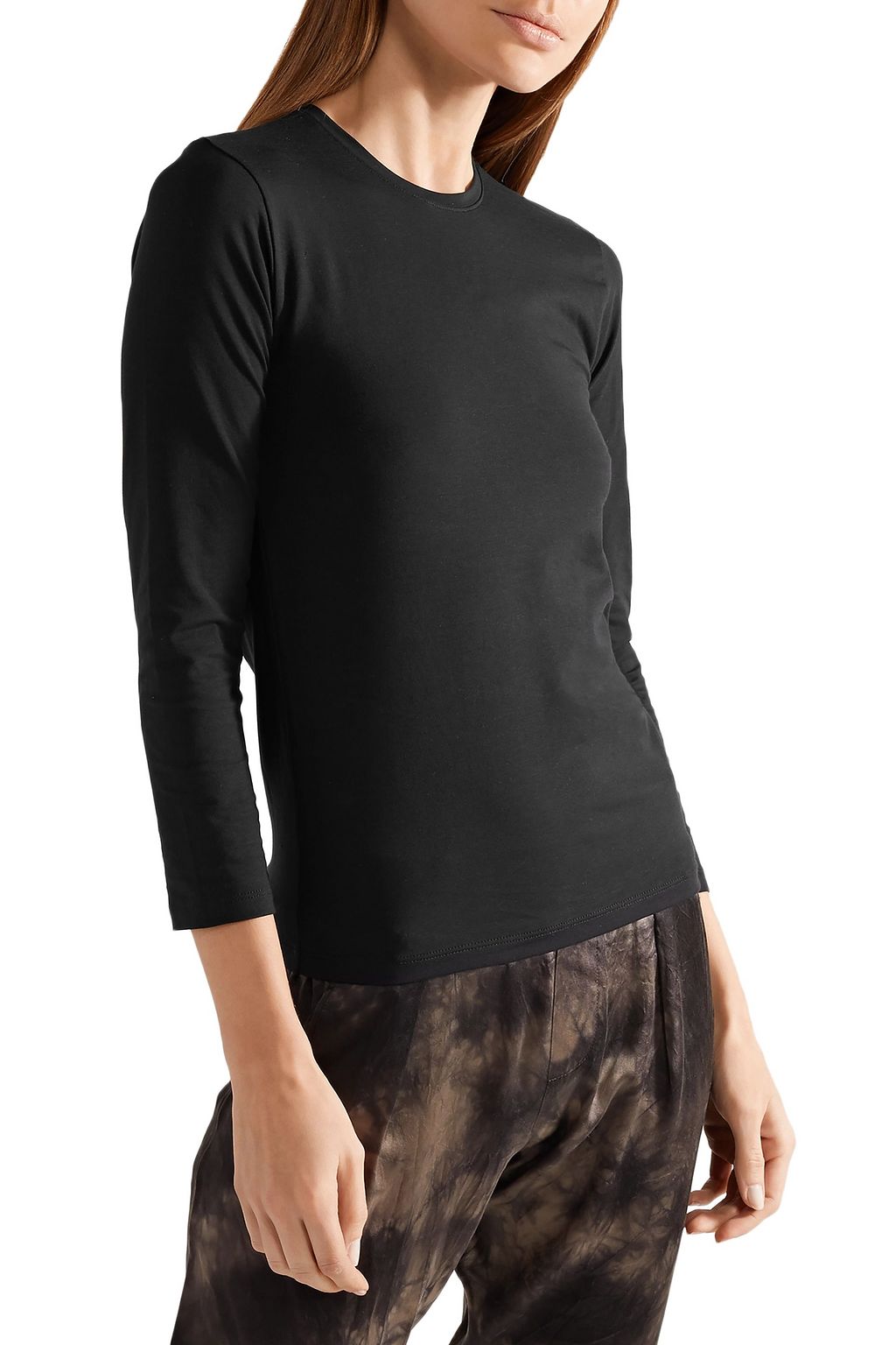 ATM ANTHONY THOMAS MELILLO Stretch-Pima cotton jersey top