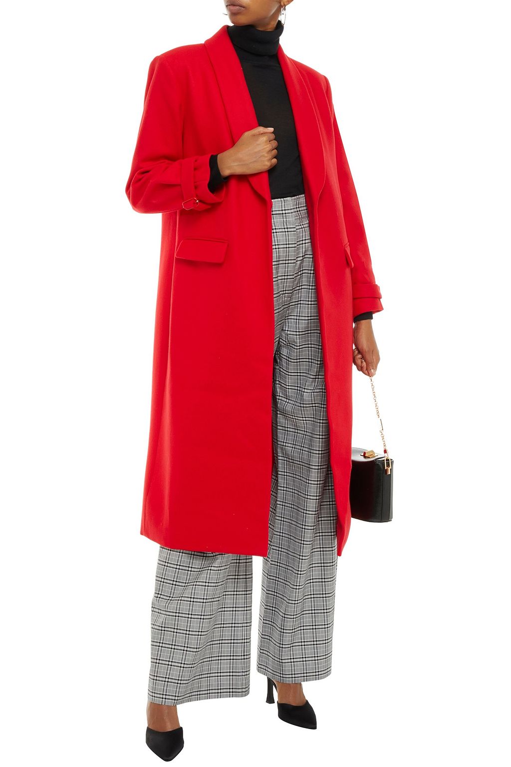 ALICE + OLIVIA Wool-blend felt coat