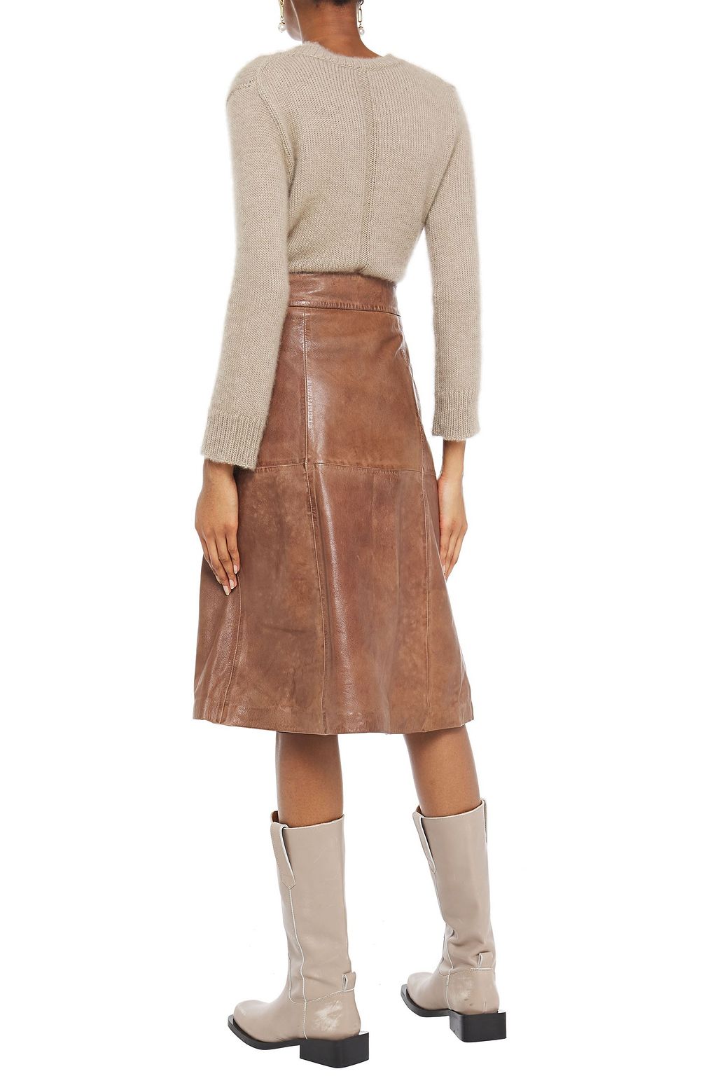 WALTER BAKER Leather skirt