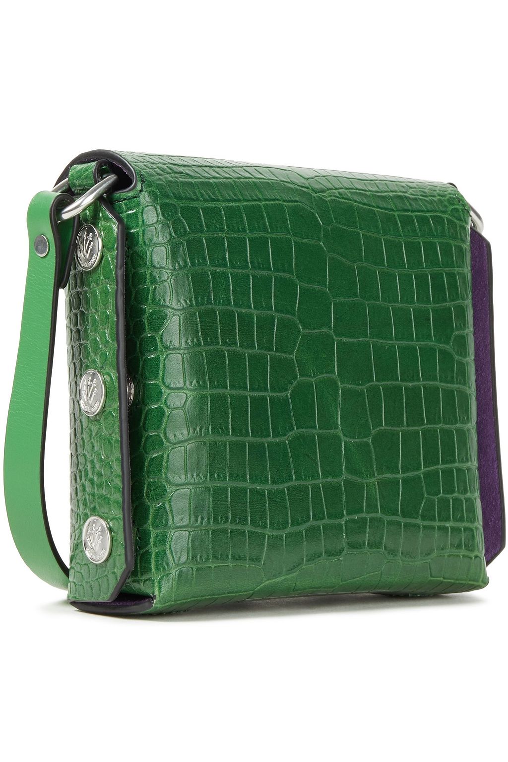 RAG & BONE Micro Atlas croc-effect leather shoulder bag