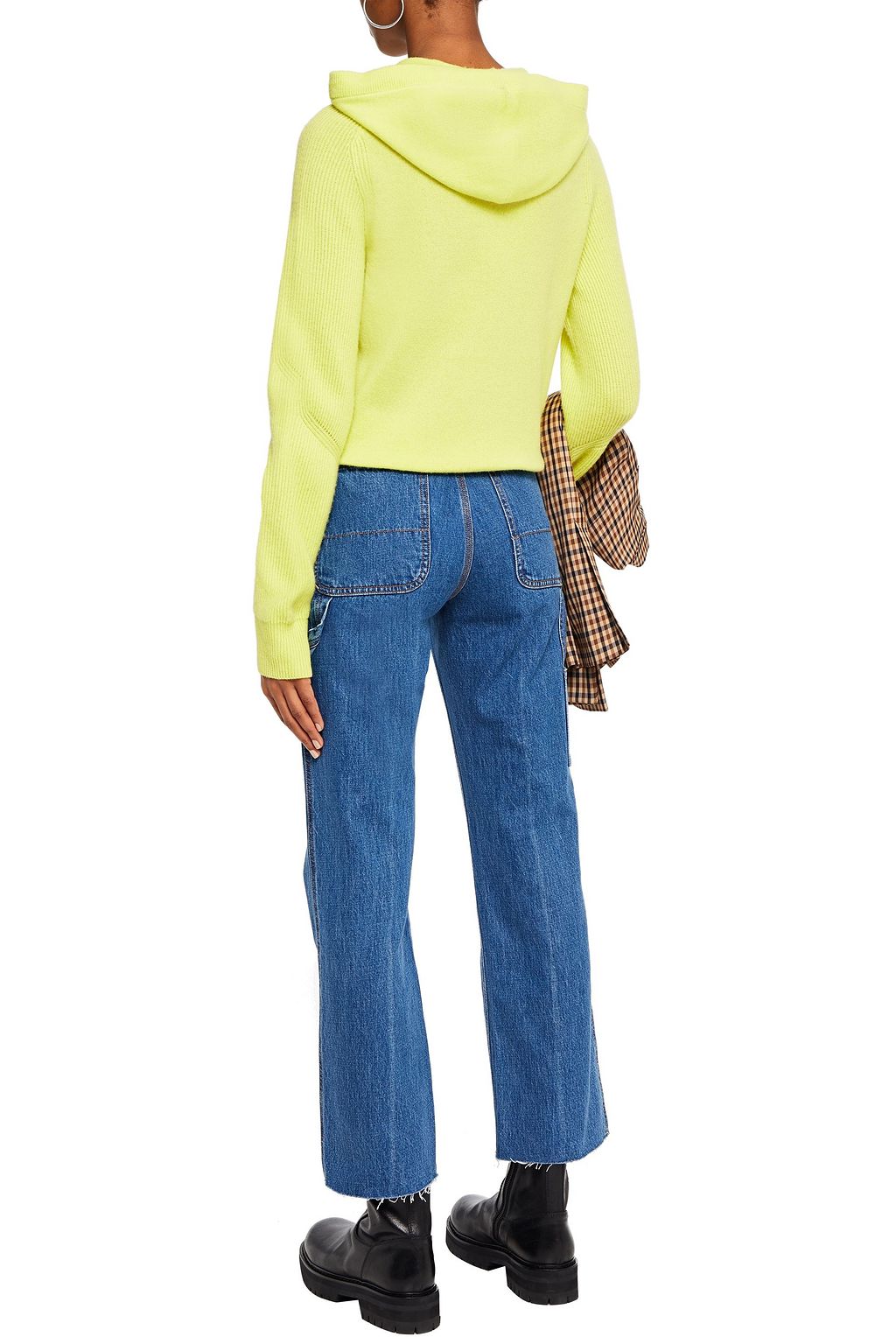 RAG & BONE Cropped high-rise straight-leg jeans
