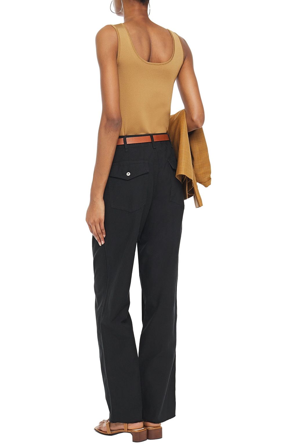 RAG & BONE Cotton-twill straight-leg pants