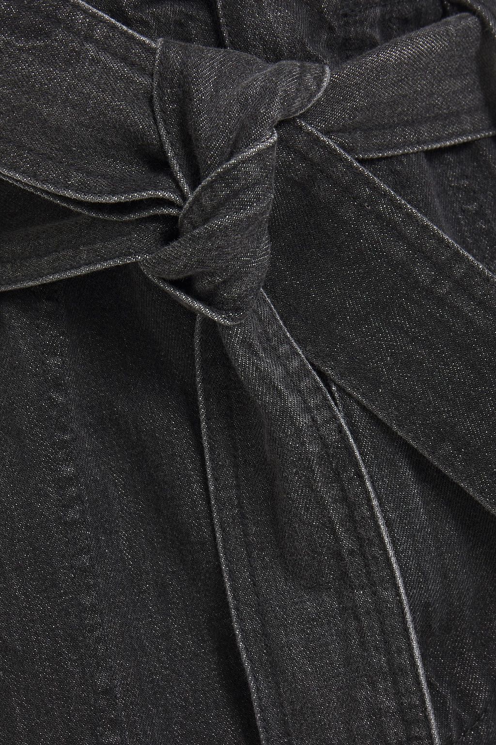 RAG & BONE Belted denim mini skirt