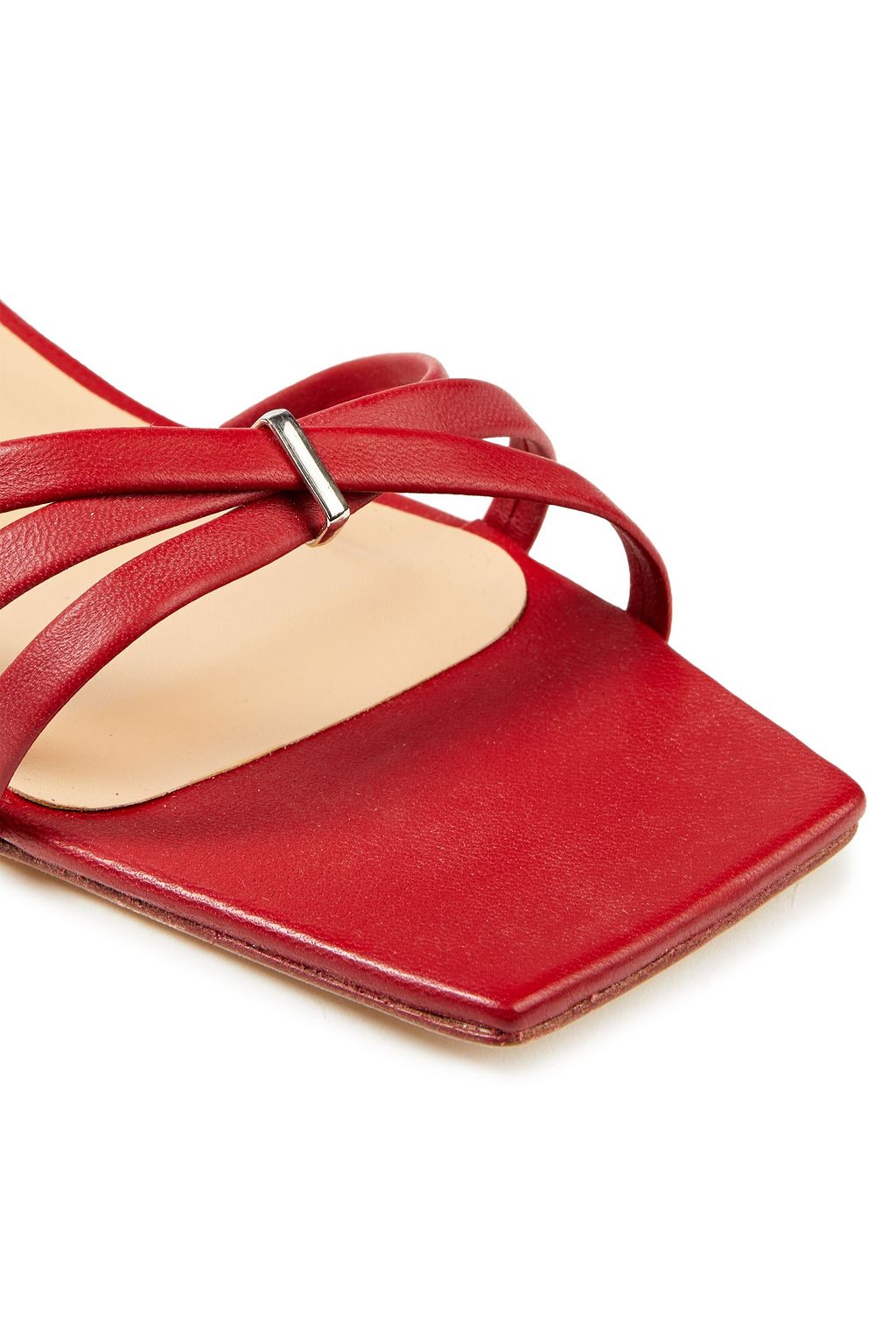 BY FAR Kaia leather sandals