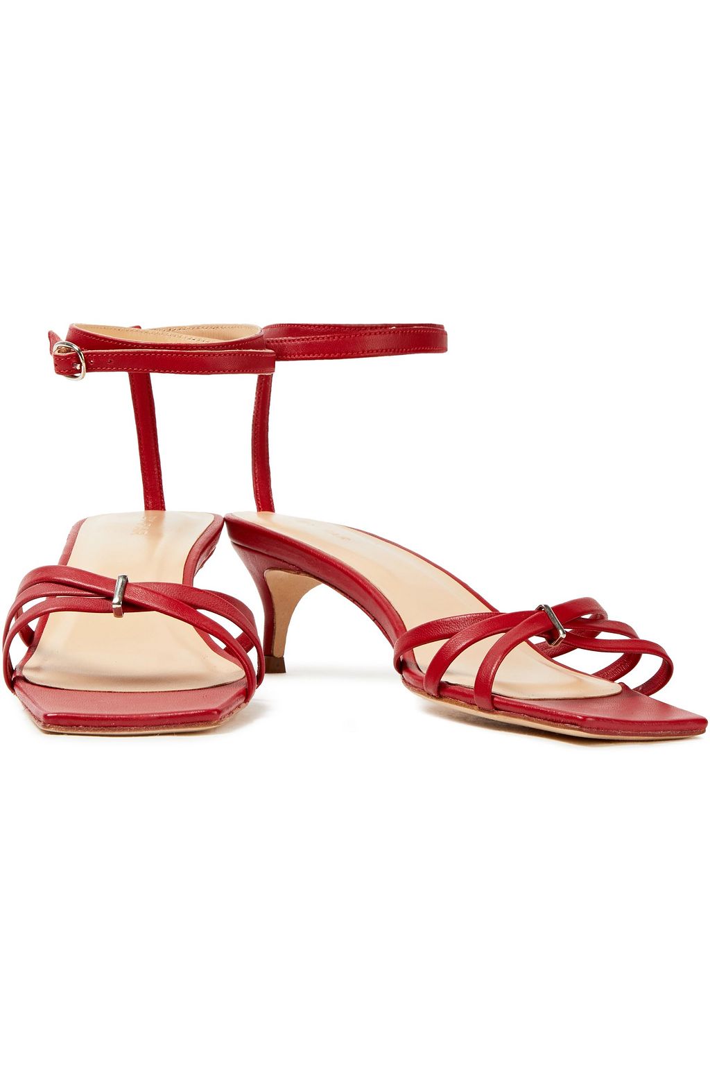 BY FAR Kaia leather sandals