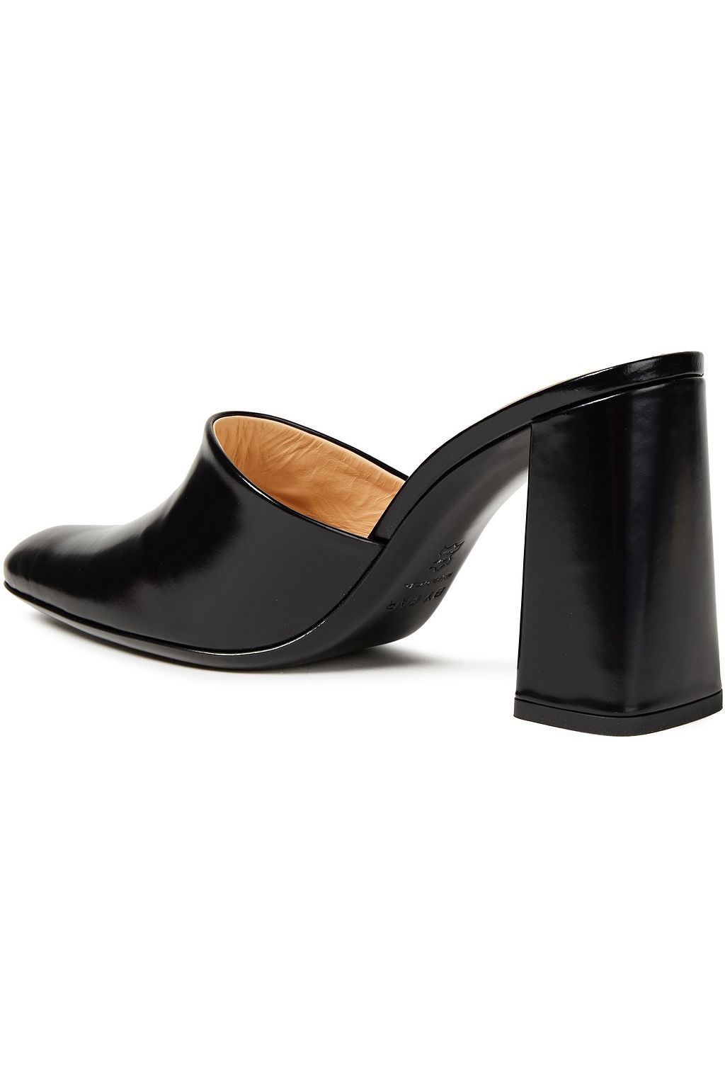 BY FAR Nina leather mules