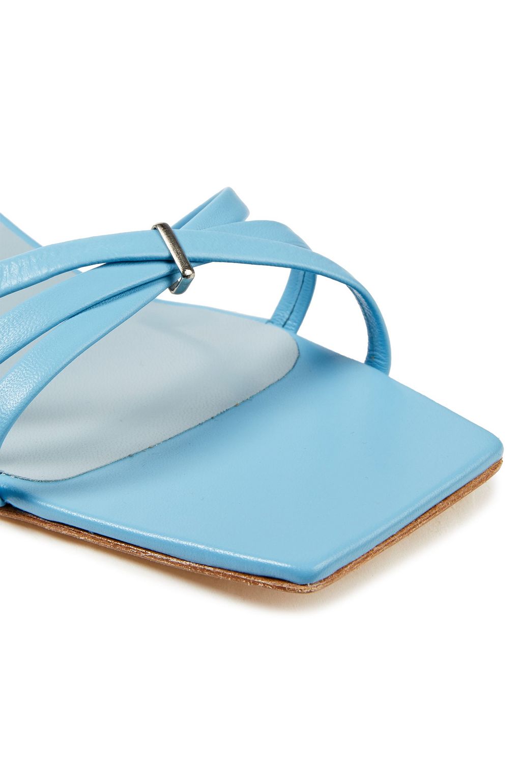 BY FAR Kaia leather sandals