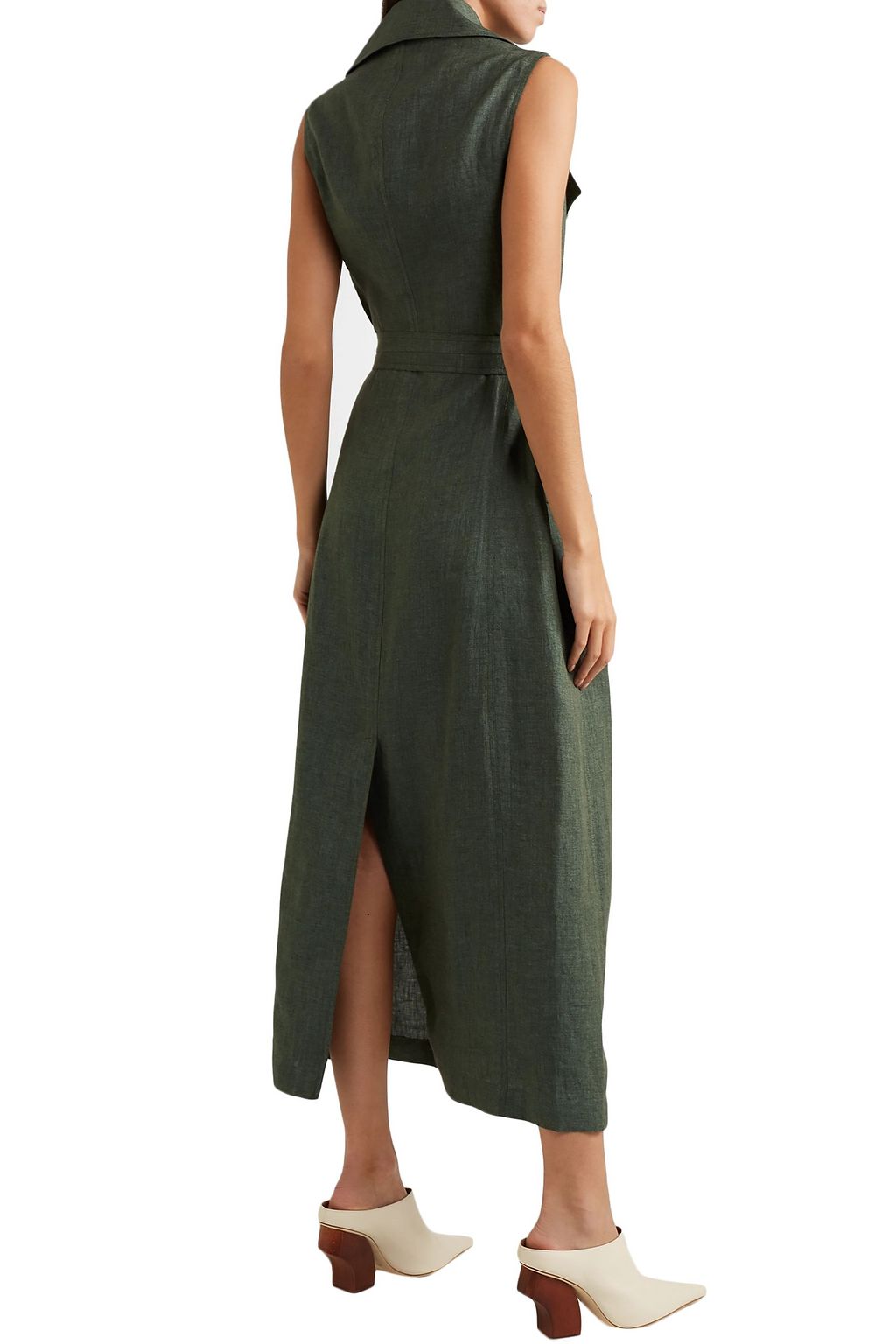 GIULIVA HERITAGE Mary Angel cotton-blend terry midi shirt dress