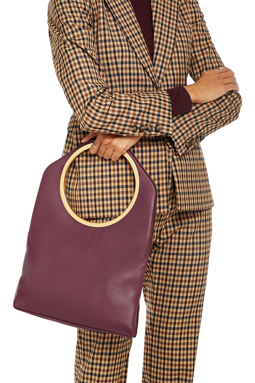 BY FAR Samantha leather tote