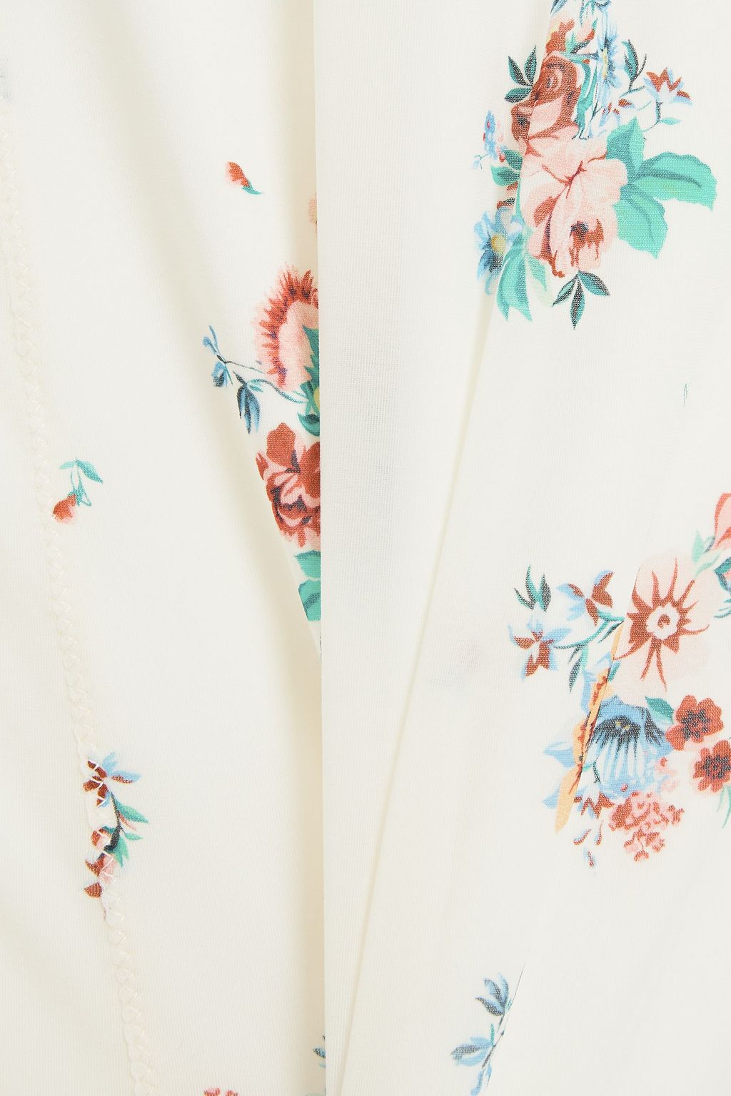 RABANNE Floral-print stretch-jersey maxi slip dress