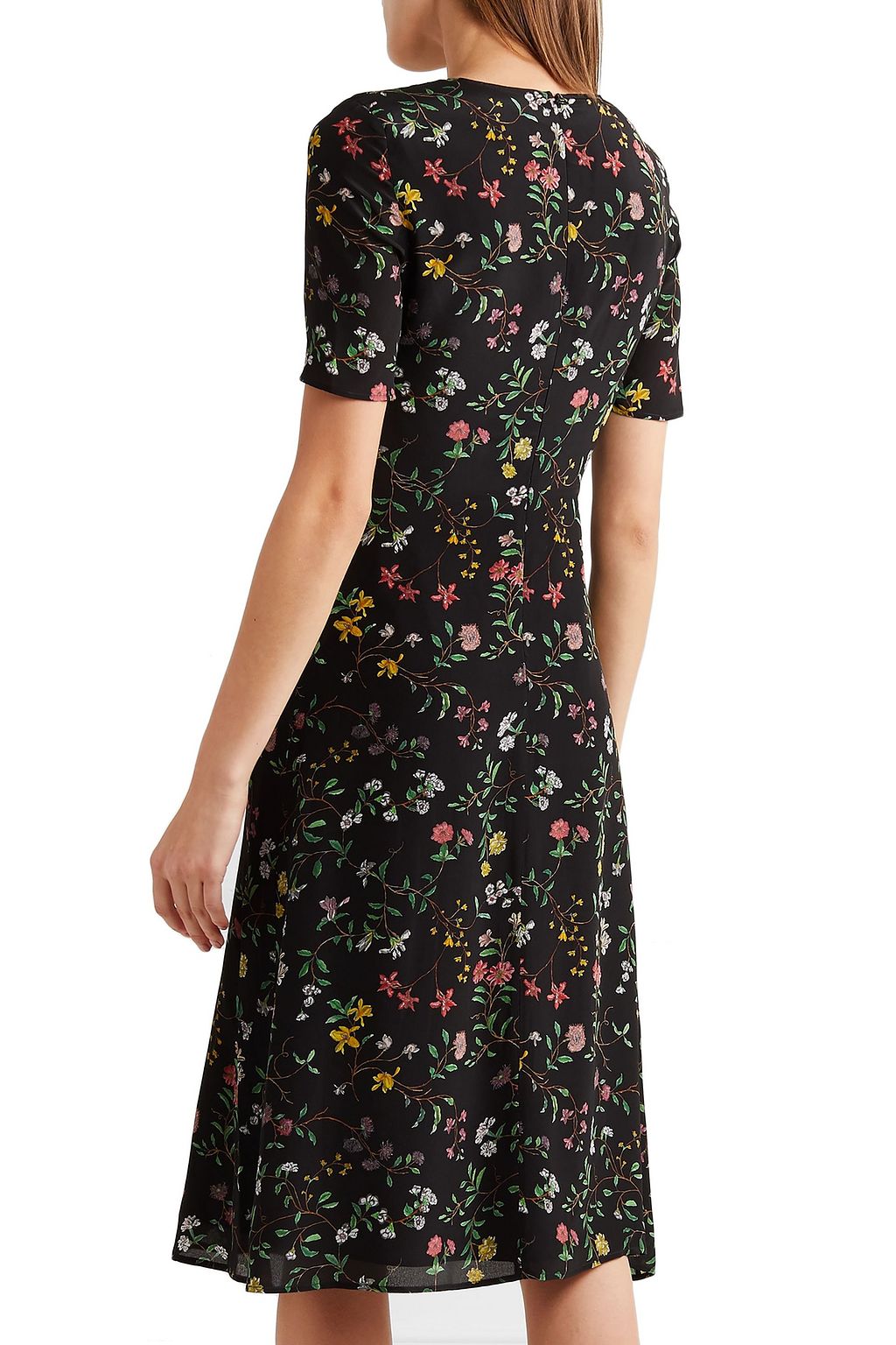 ALTUZARRA Sylvia floral-print silk crepe de chine midi dress