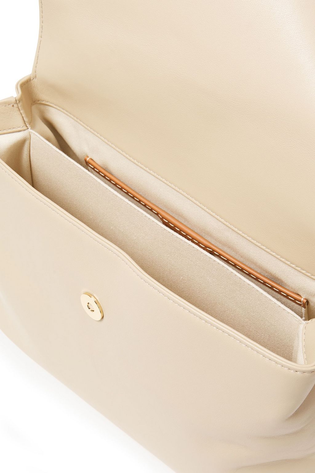 BY FAR Wood and leather tote