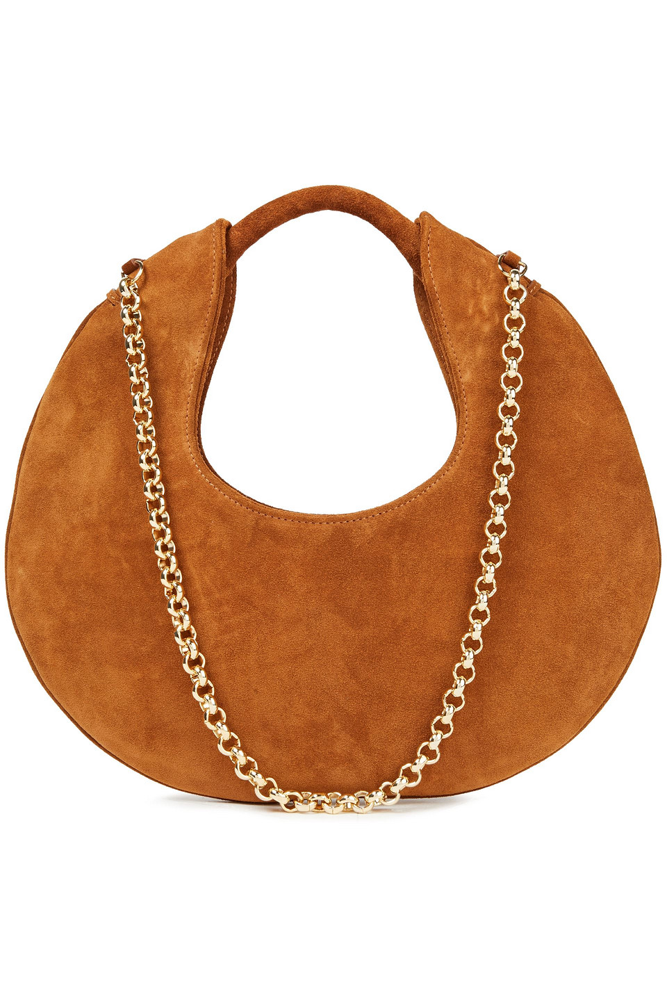 Lune Suede Shoulder Bag