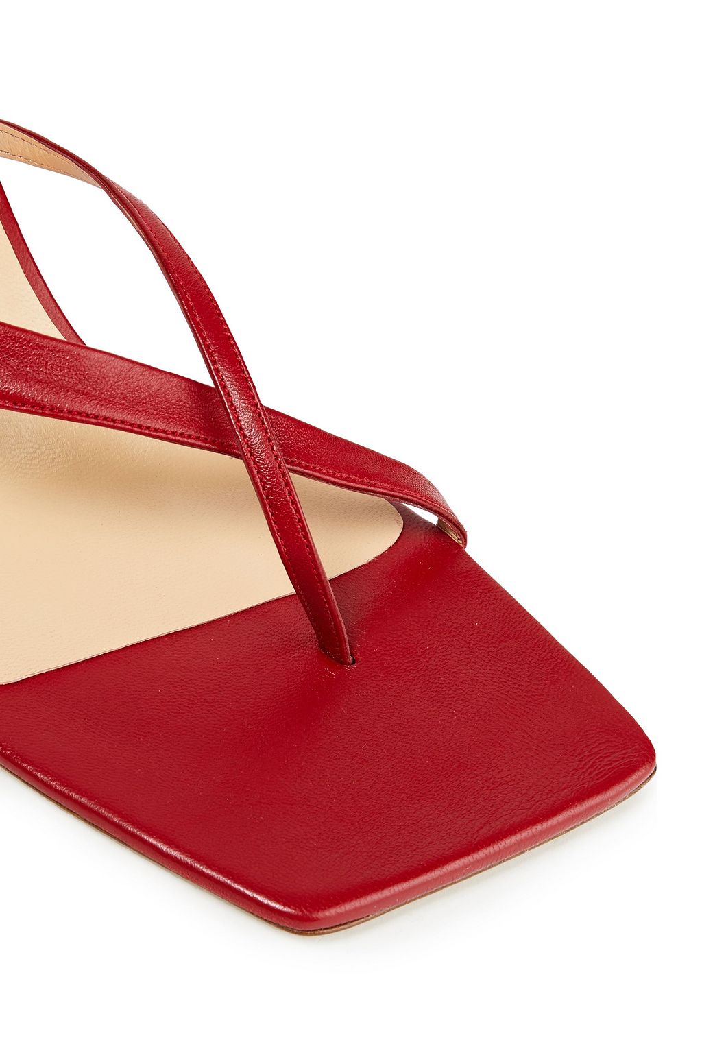 BY FAR Theresa grosgrain wedge mules