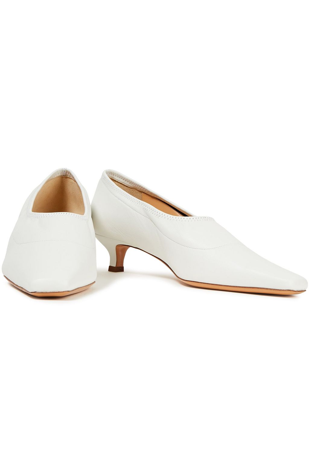 BY FAR Harper leather pumps