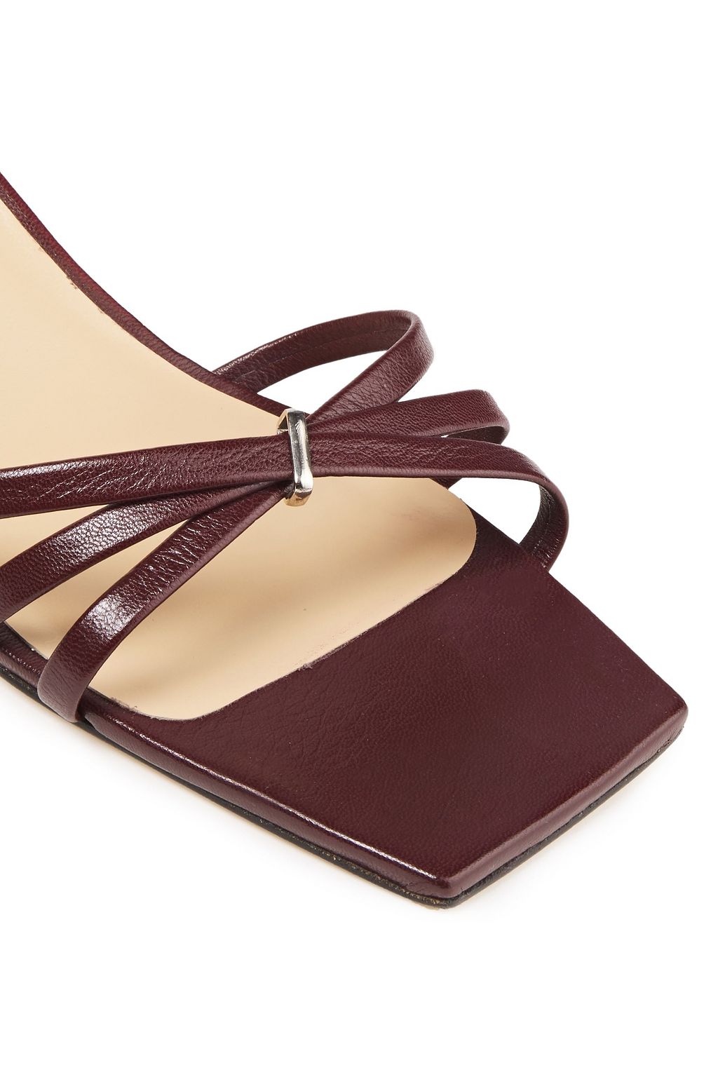 BY FAR Kaia leather sandals