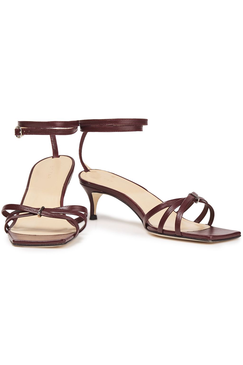 BY FAR Kaia leather sandals