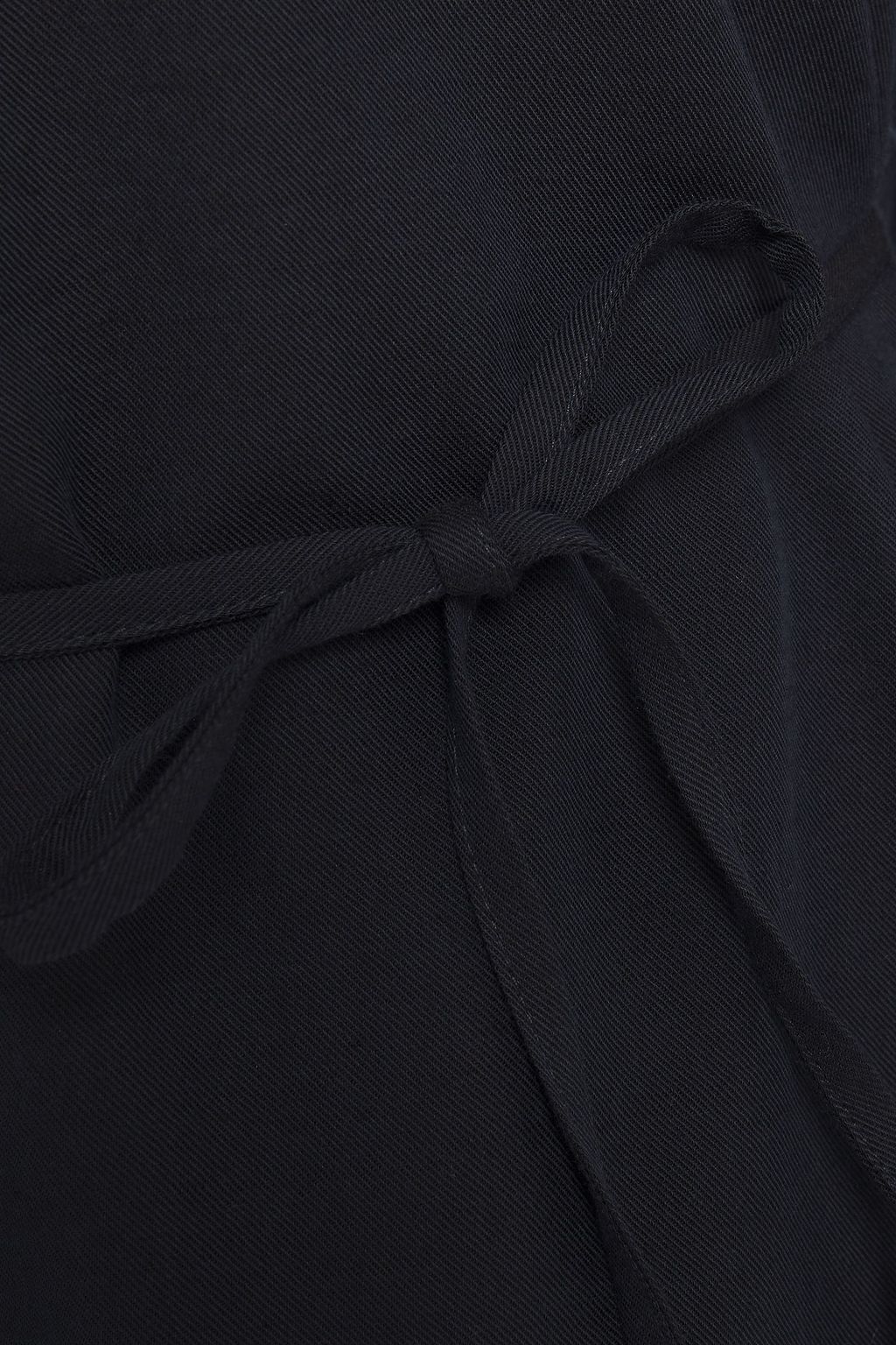 Oversized cotton and wool-blend twill top - Thumbnail 4