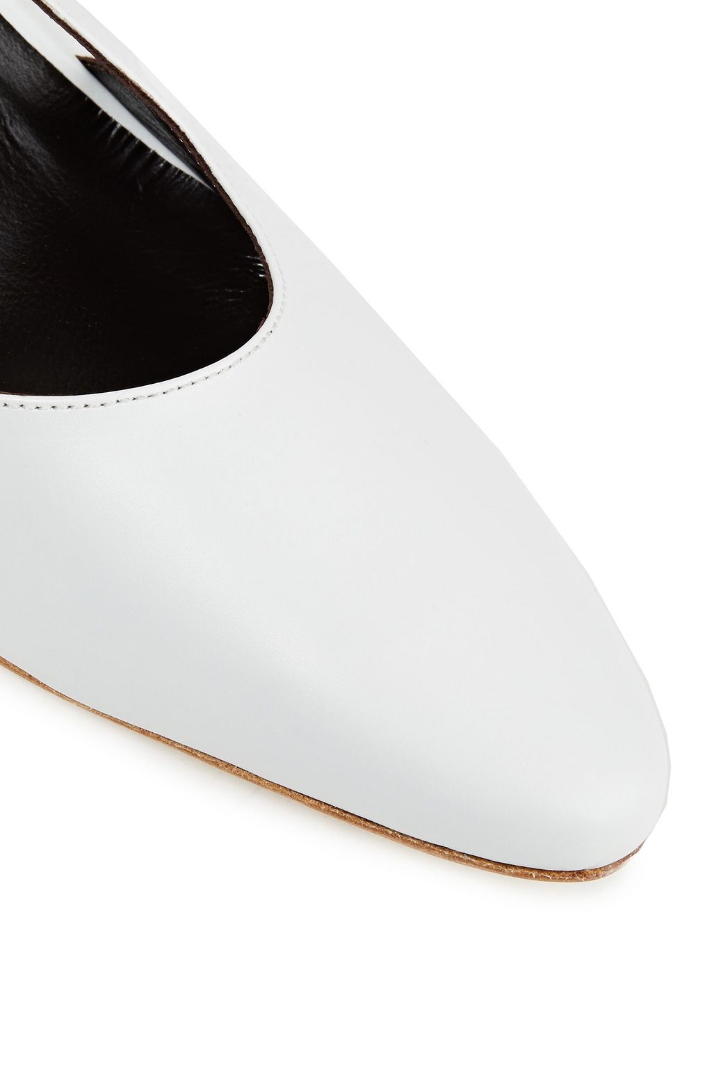 BY FAR Lauren leather slingback pumps