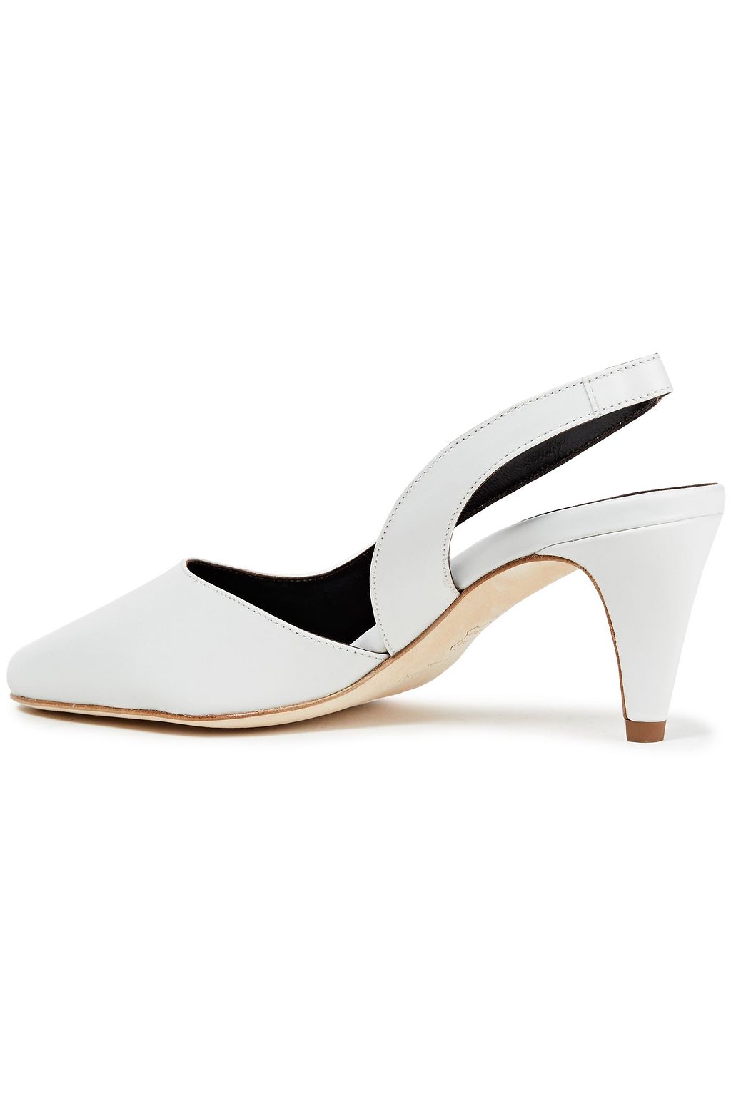 BY FAR Lauren leather slingback pumps