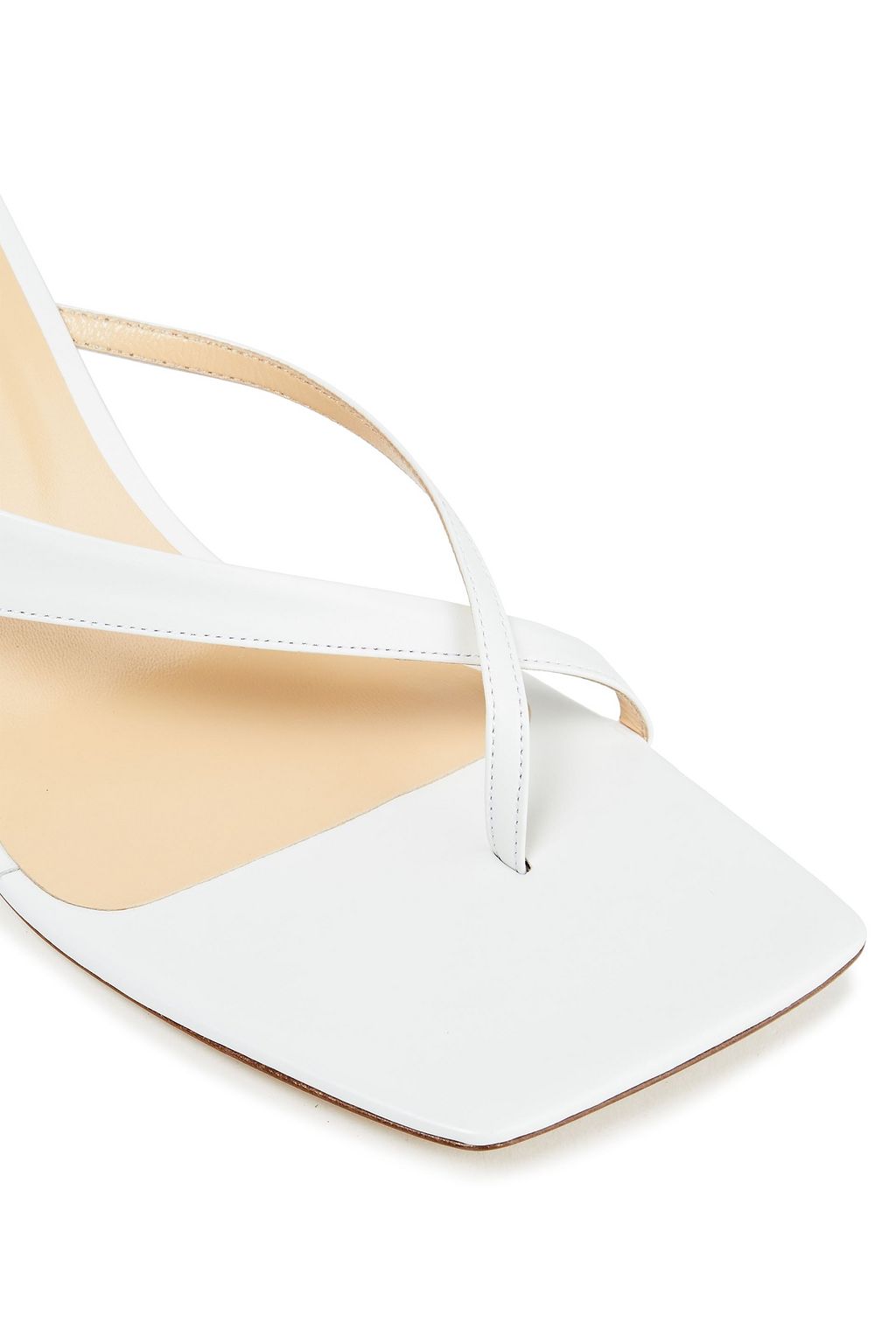 BY FAR Theresa grosgrain wedge mules